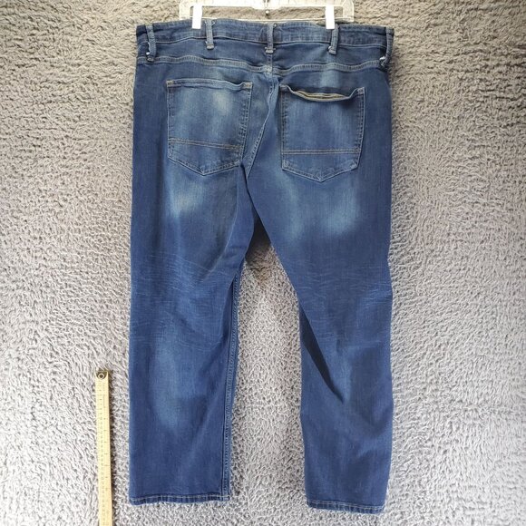 The Foundry Jeans Mens 44x30 Blue Advance Flex 360 Stretch Straight Denim - Picture 10 of 11